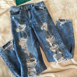 American Eagle Outfitters Blue Straight Leg Jeans